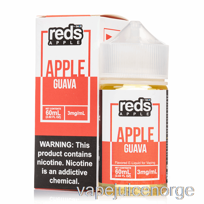 Vape Juice Guava - Red's Apple E-juice - 7 Daze - 60ml 12mg